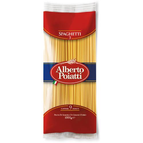 PASTA SPAGHETTI N° 3 KG.1 A.POIATTI