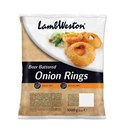 ONION RINGS BEER BATTERED KG.1 LAMBWESTON                     (6BS XCT)
