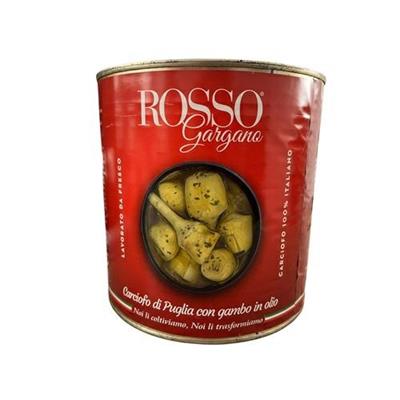 CARCIOFI GAMBO IN OLIO LATTA KG.3X6 ROSSOGARGANO