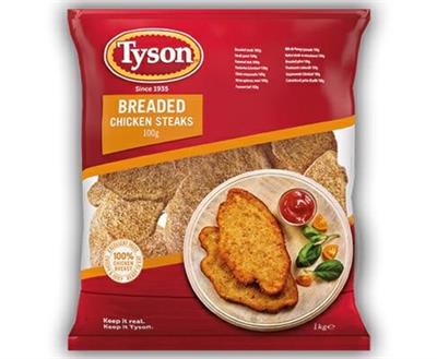 COTOLETTA DI PETTO DI POLLO  GR.100x30PZ KG.3 TYSON