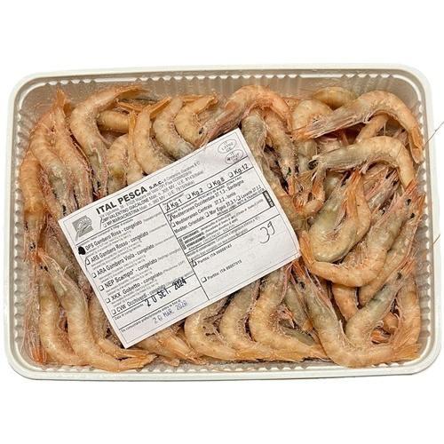 GAMBERO GELO BIANCO G2 KG.1X12 MEDITERRANEO      Fatturazione peso netto