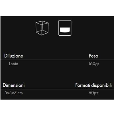 GHIACCIO ALIMENTARE OLD FASHINED X60PZ ICE3       -Dimensione Cubo 5X5X7