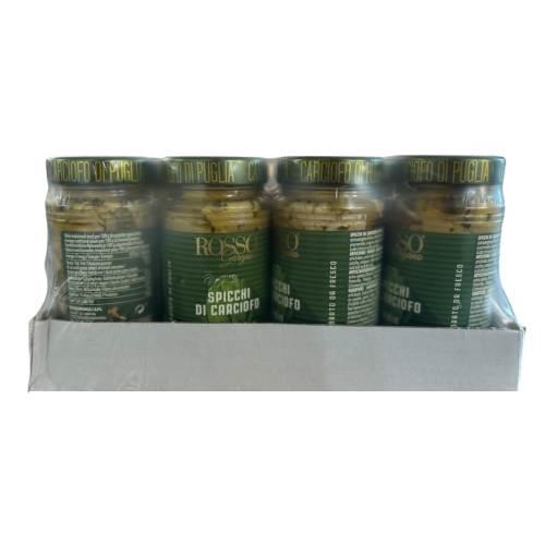 CARCIOFI SPICCHI IN OLIO VASO GR.290 ROSSOGARGANO