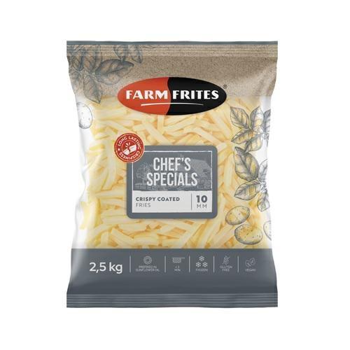 PROMO PATATE 10/10 CRISPY COATED KG.2,5X5 FARM FRITES