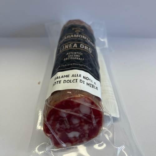SALAME NOCI E MIELE A META' GR 190 CHIARAMONTANO solo su ordinazione