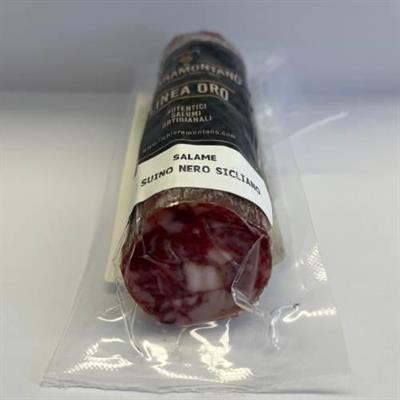 SALAME SUINO NERO A META' GR 190 CHIARAMONTANO solo su ordinazione