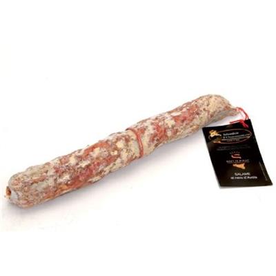 SALAME AL NERO D'AVOLA GR.380 CHIARAMONTANO         solo su ordinazione