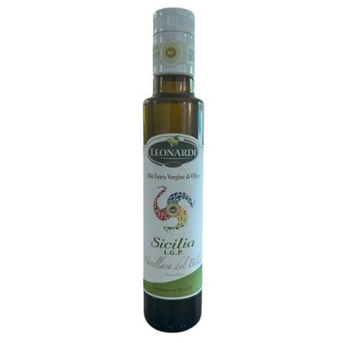 OLIO EVO IGP NOCELLARA DEL BELICE ML.250x15 LEONARDI   TAPPO ANTIRABOCCO