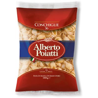 PASTA CONCHIGLIE N° 36 KG.1 A.POIATTI