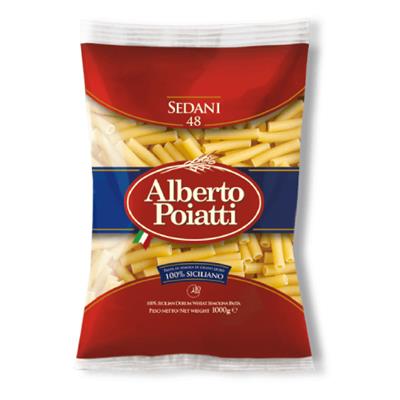 PASTA SEDANI RIGATI N° 48 KG.1X12 A.POIATTI