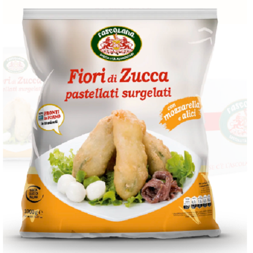 FIORI DI ZUCCA PASTELLATI KG.1 RE GELO