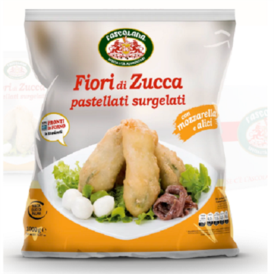 FIORI DI ZUCCA PASTELLATI KG.1 RE GELO